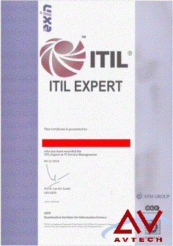 ITIL-Expert证书